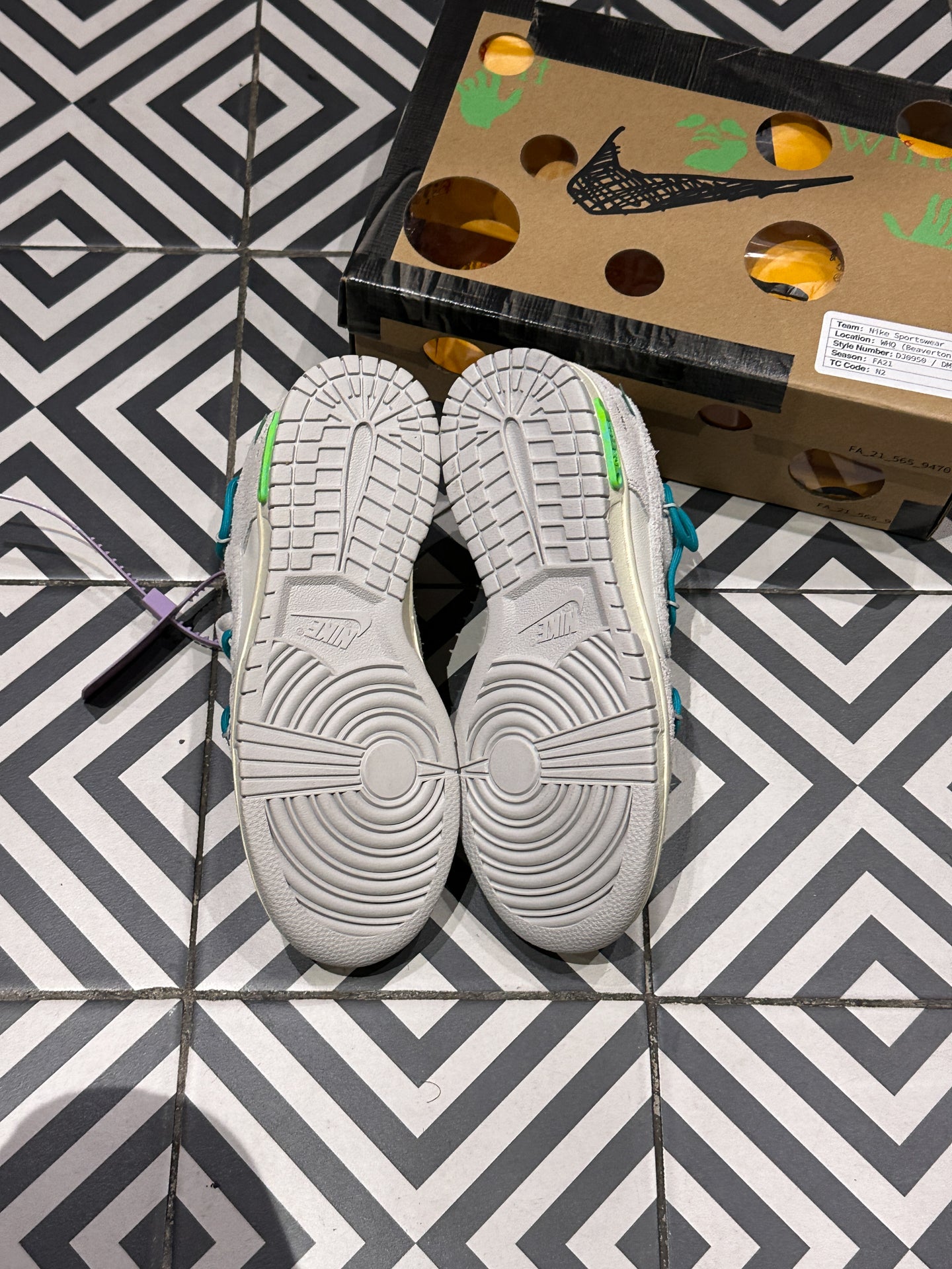 Dunk Low Off-White Lot 36/50 (Taille 38)