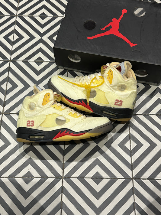 Jordan 5 Off-White Sail (Taille 42)