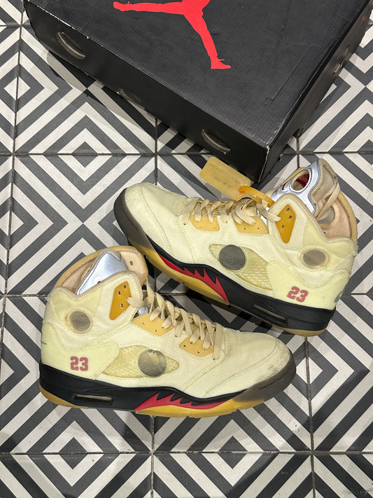 Jordan 5 Off-White Sail (Taille 45)