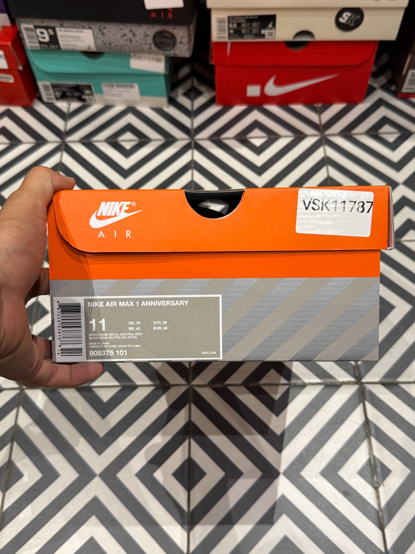 Air Max 1 Anniversary Royal (Taille 45)