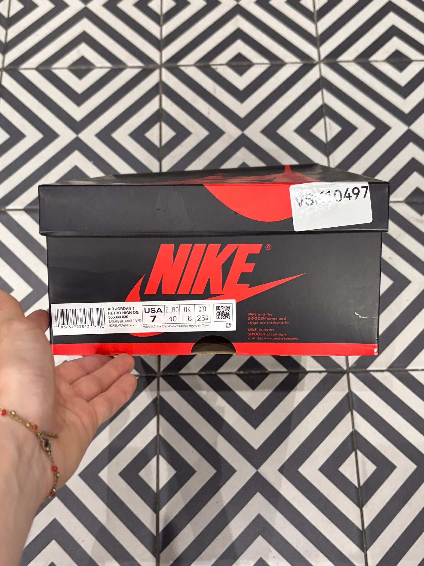 Jordan 1 high Pine Green (Taille 40)