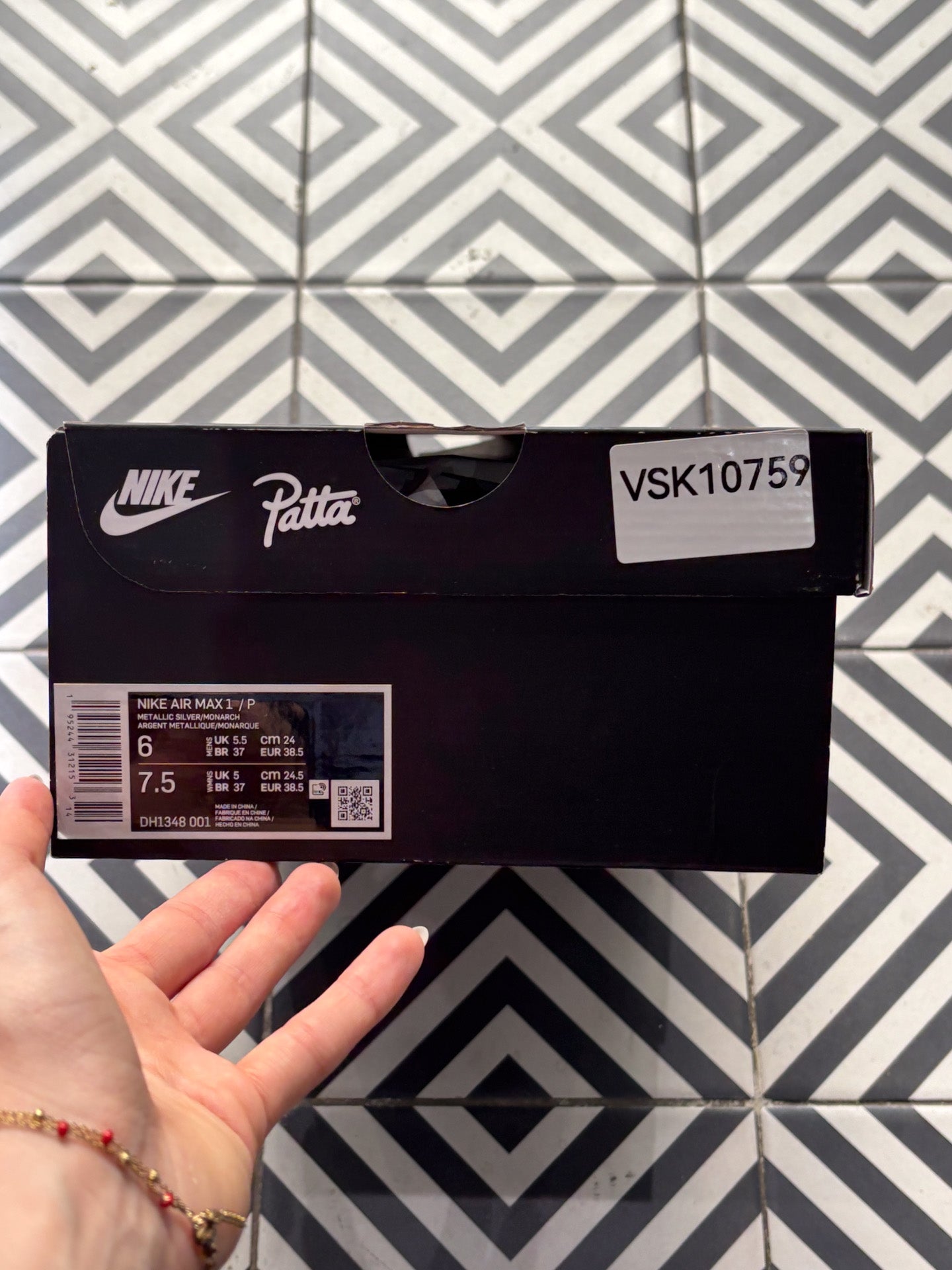 Air Max 1 Patta Monarch (Taille 38,5)