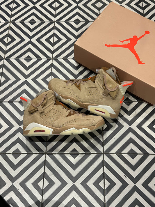 Jordan 6 Travis Scott Bristish Kaki (Taille 41)