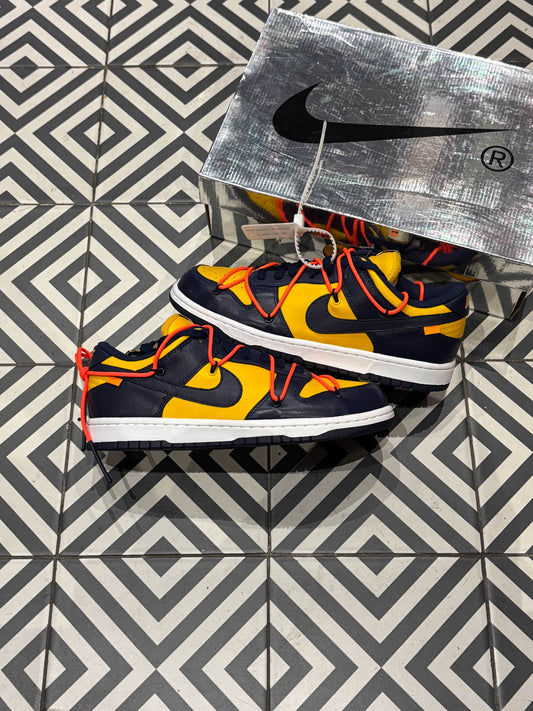 Dunk Low off-White Michigan (Taille 43)