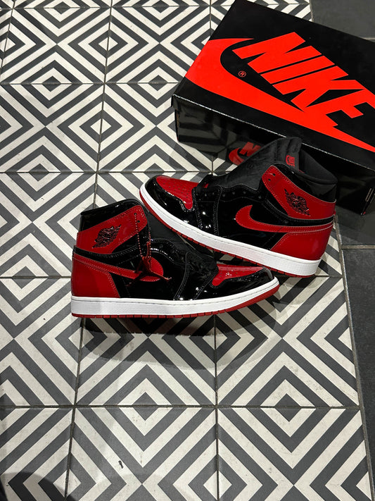 Jordan 1 High Patent Bred (Taille 40,5)