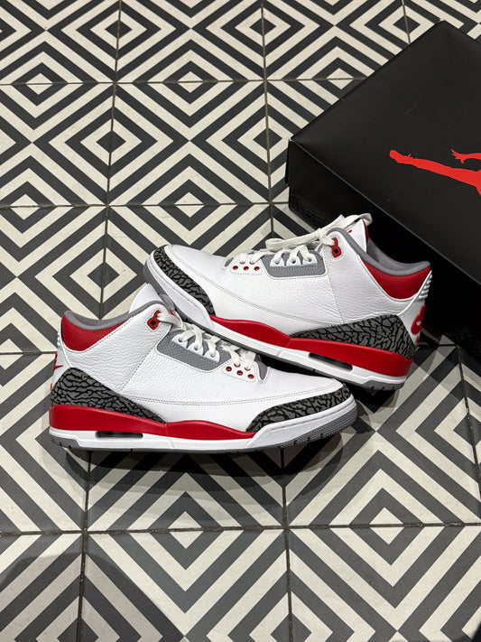 Jordan 3 Fire red (Taille 45)