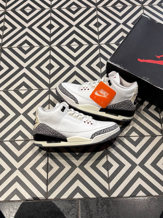 Jordan 3 White Cement Reimagined (Taille 42,5)