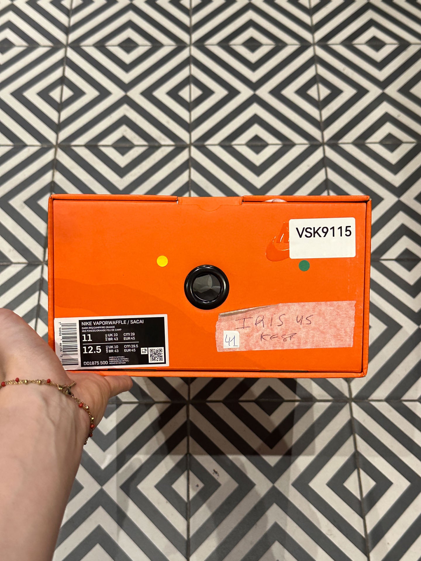 Sacai Vaporwaffle Dark Iris (Taille 45)