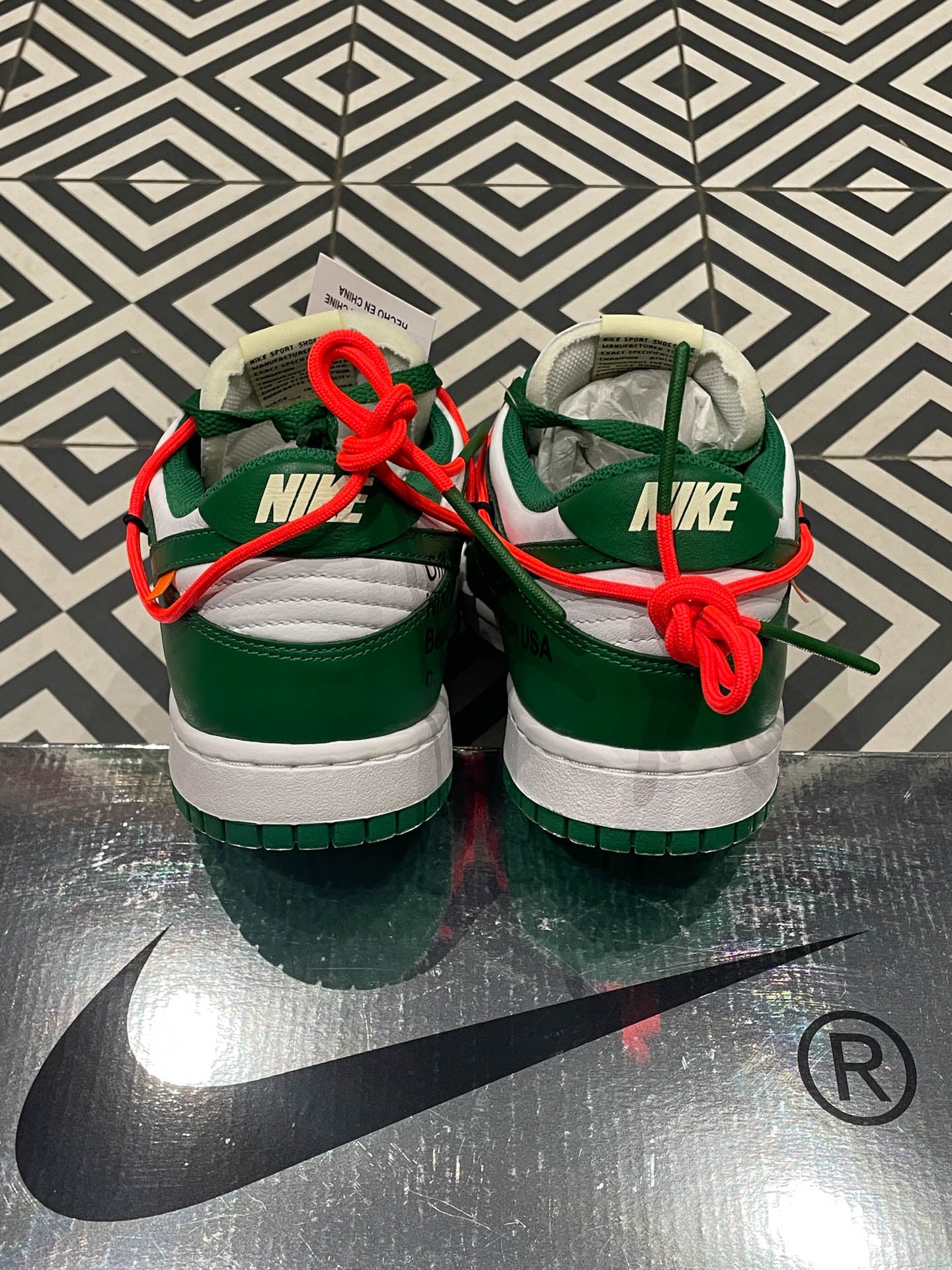 Dunk Off-White Pine Green (Taille 42,5)