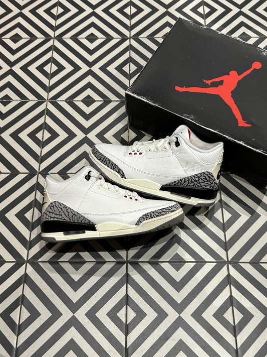Jordan 3 White Cement Reimagined (Taille 41)