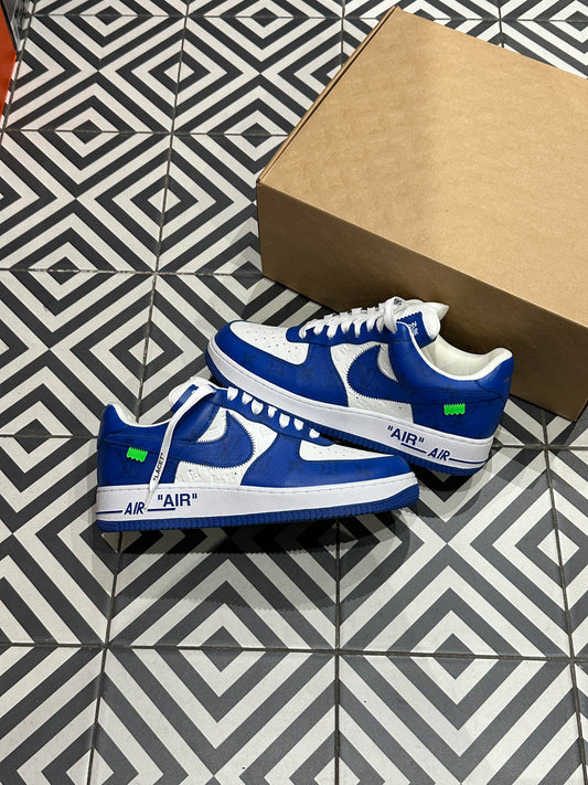 Air Force 1 Louis Vuitton Blue (Taille 42-43 (8,5US))