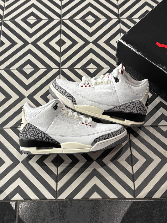 Jordan 3 White Cement Reimagined (Taille 41)