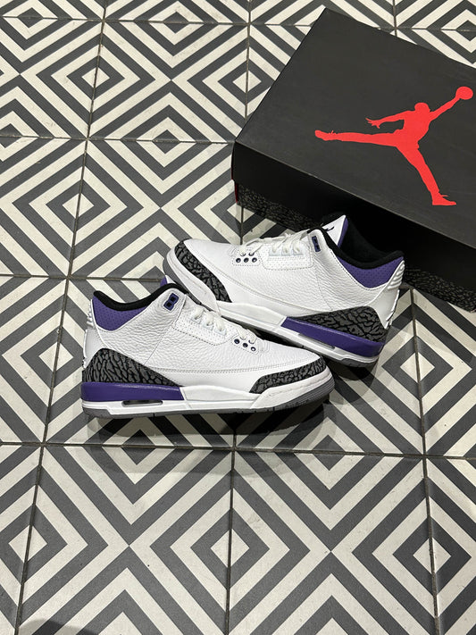 Jordan 3 Dark Iris (Taille 38)