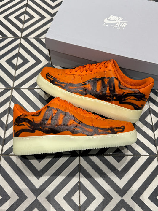 Air Force 1 Skeleton Orange (Taille 44)