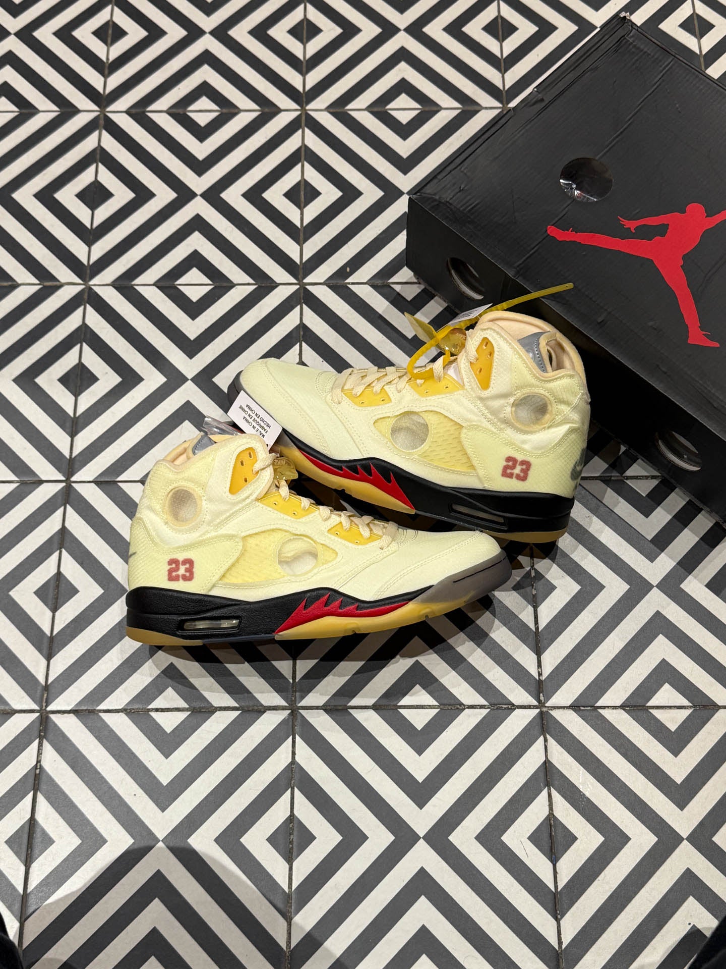 Jordan 5 Off-White Sail (Taille 45)