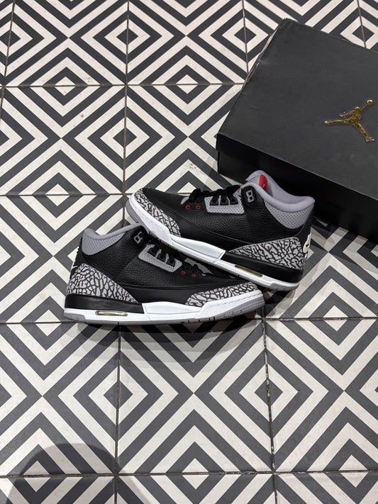 Jordan 3 Black Cement GS (Taille 39)