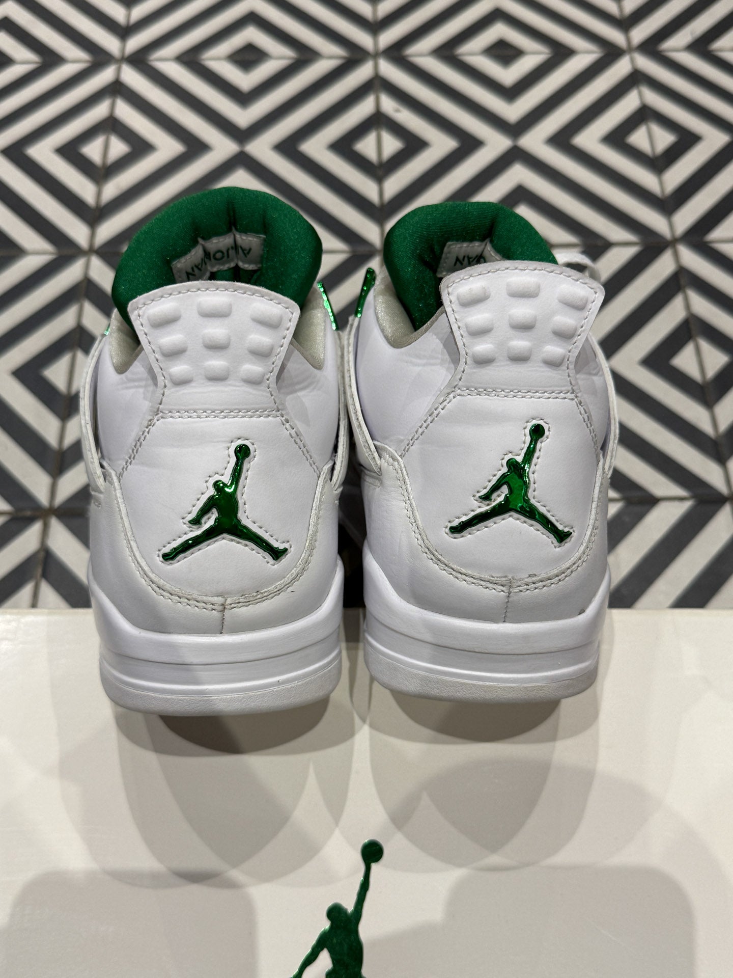 Jordan 4 Metallic Green (Taille 45)