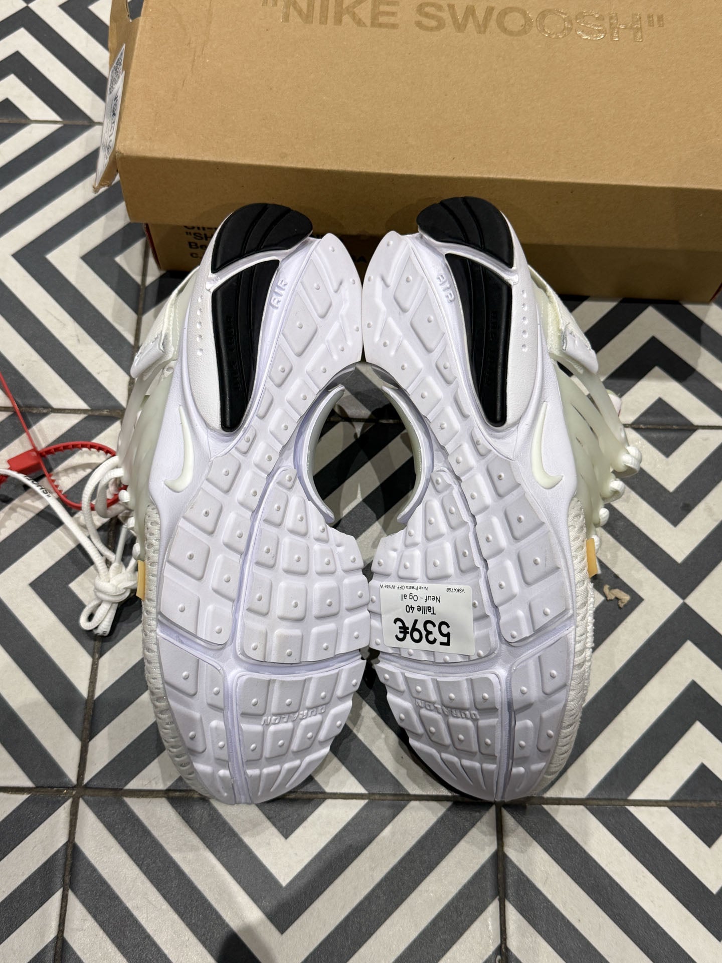 Nike Presto OFF-White White (Taille 40)