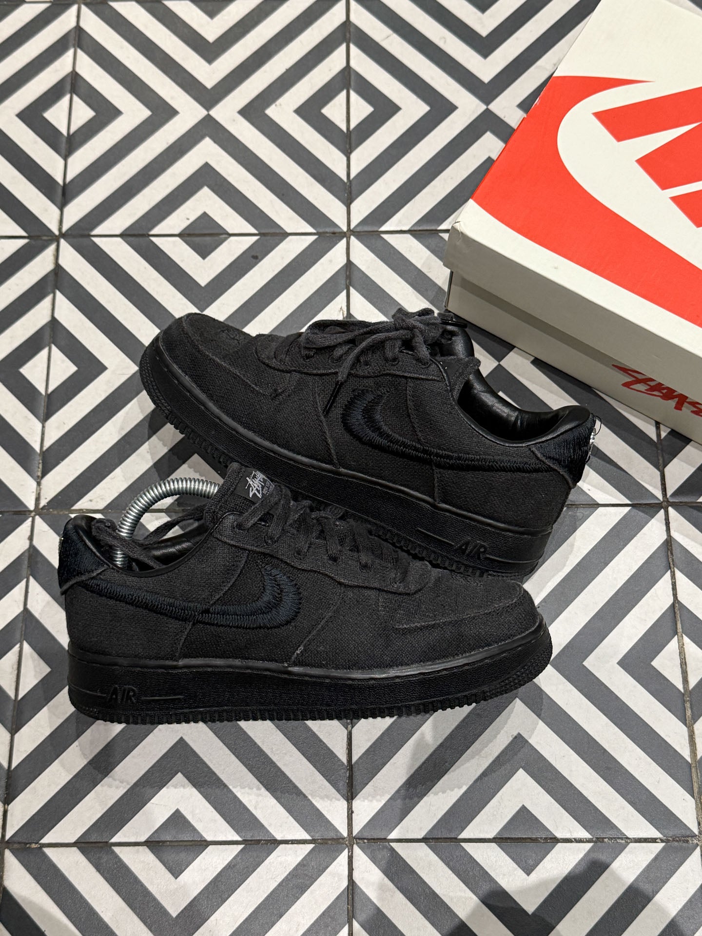 Air Force 1 Stussy Black (Taille 40)