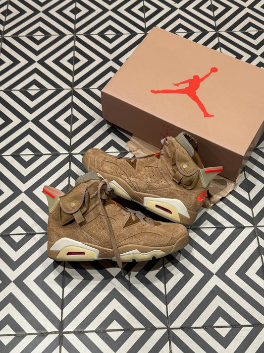 Jordan 6 Travis Scott British Kaki (Taille 40,5)