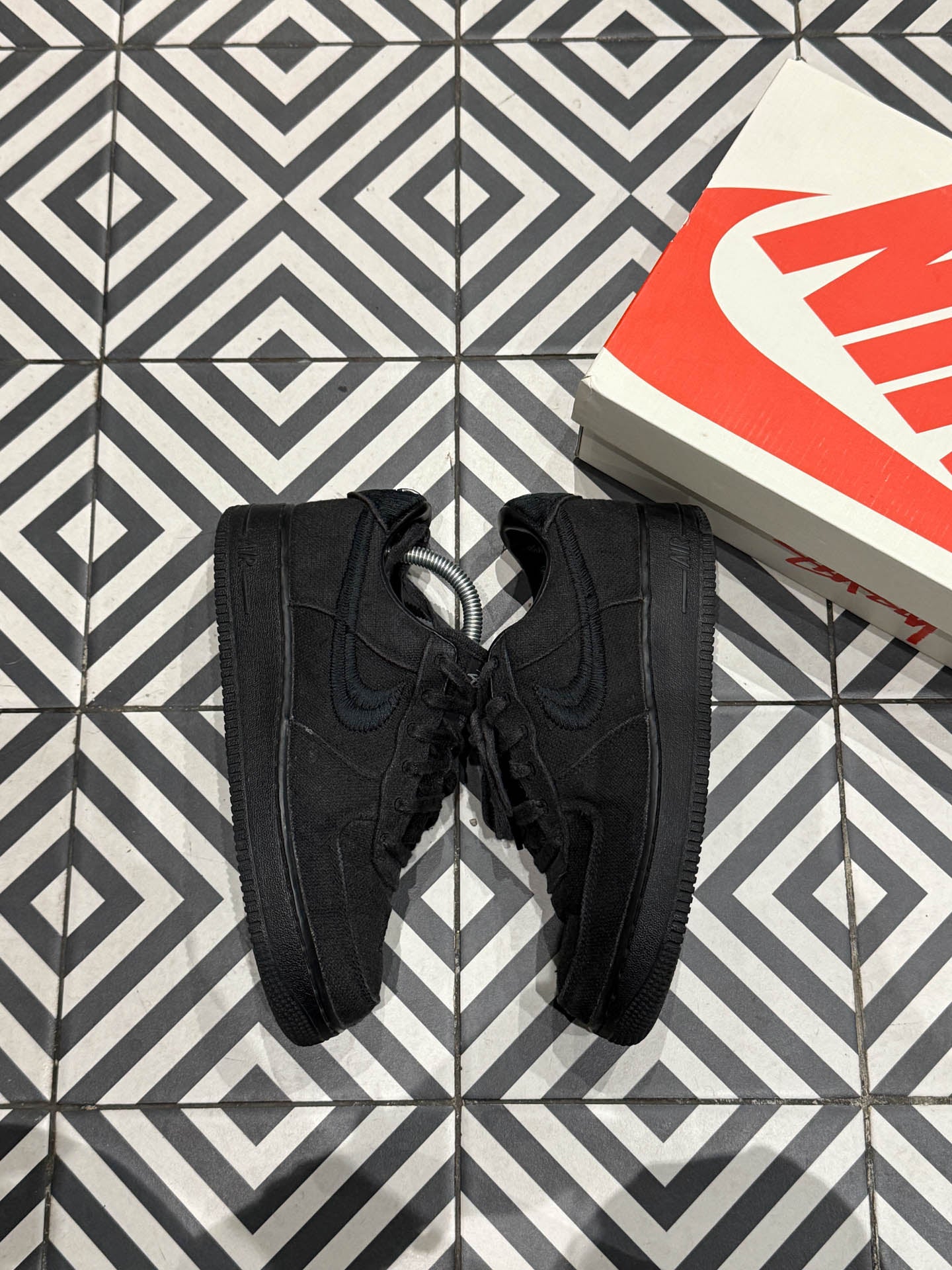 Air Force 1 Stussy Black (Taille 40)