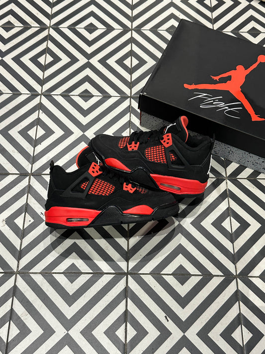 Jordan 4 Red Thunder GS (Taille 36)
