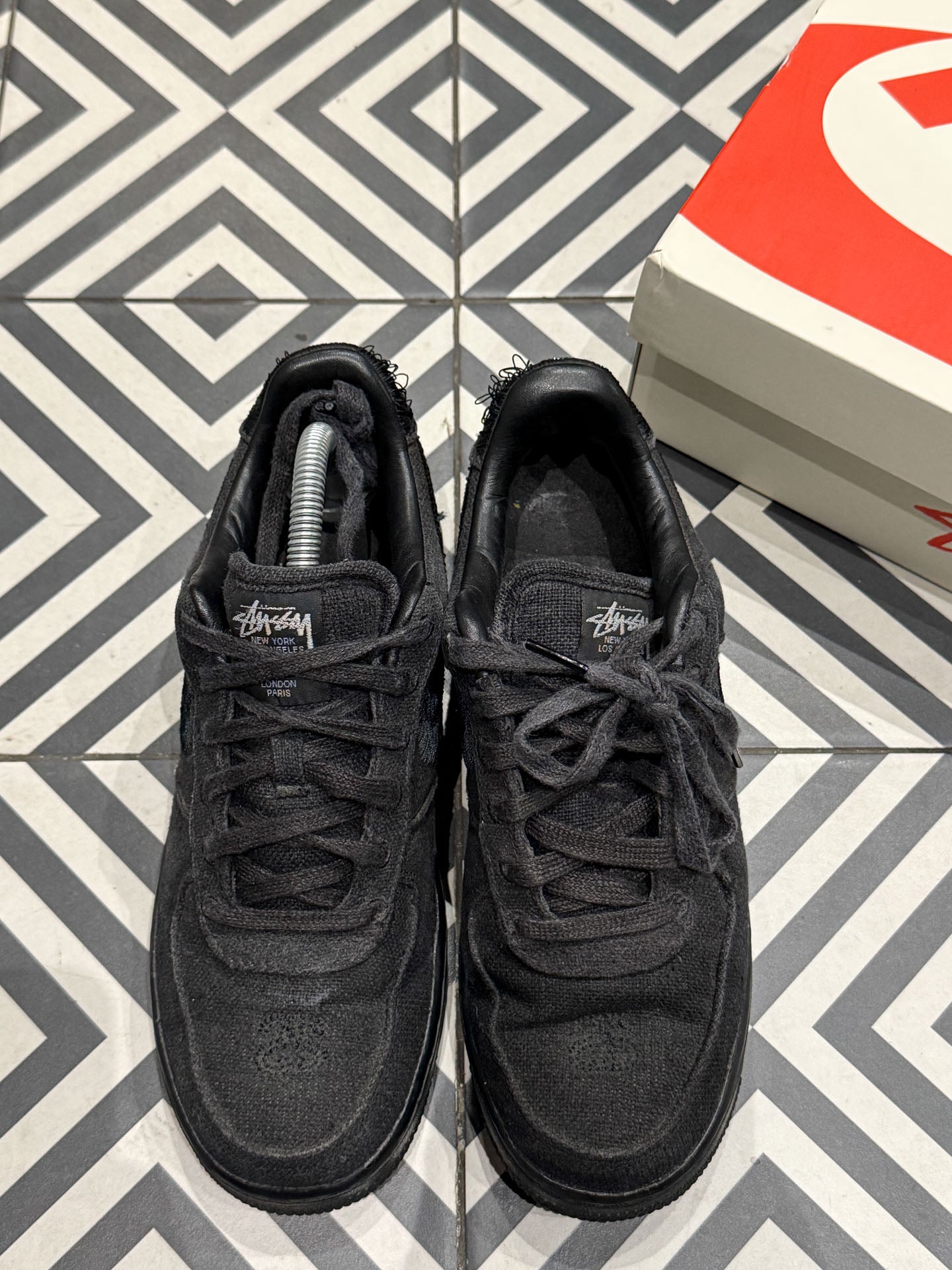 Air Force 1 Stussy Black (Taille 40)