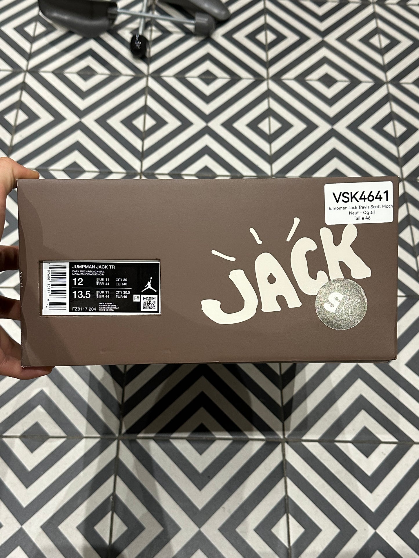 Jumpman Jack Travis Scott Mocha (Taille 46)