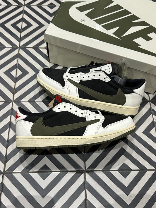 Jordan 1 Low Travis Scott Olive (Taille 44)