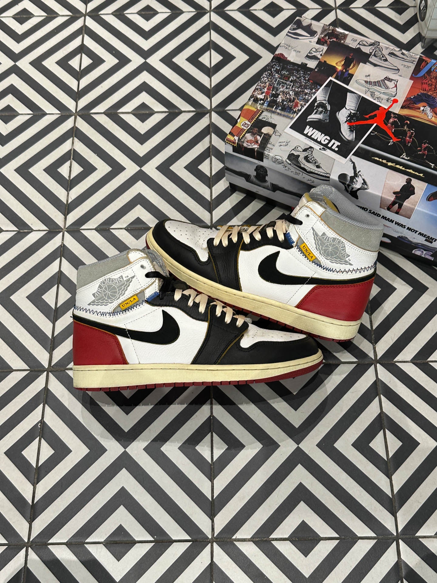 Jordan 1 High union Black Toe (Taille 42,5)