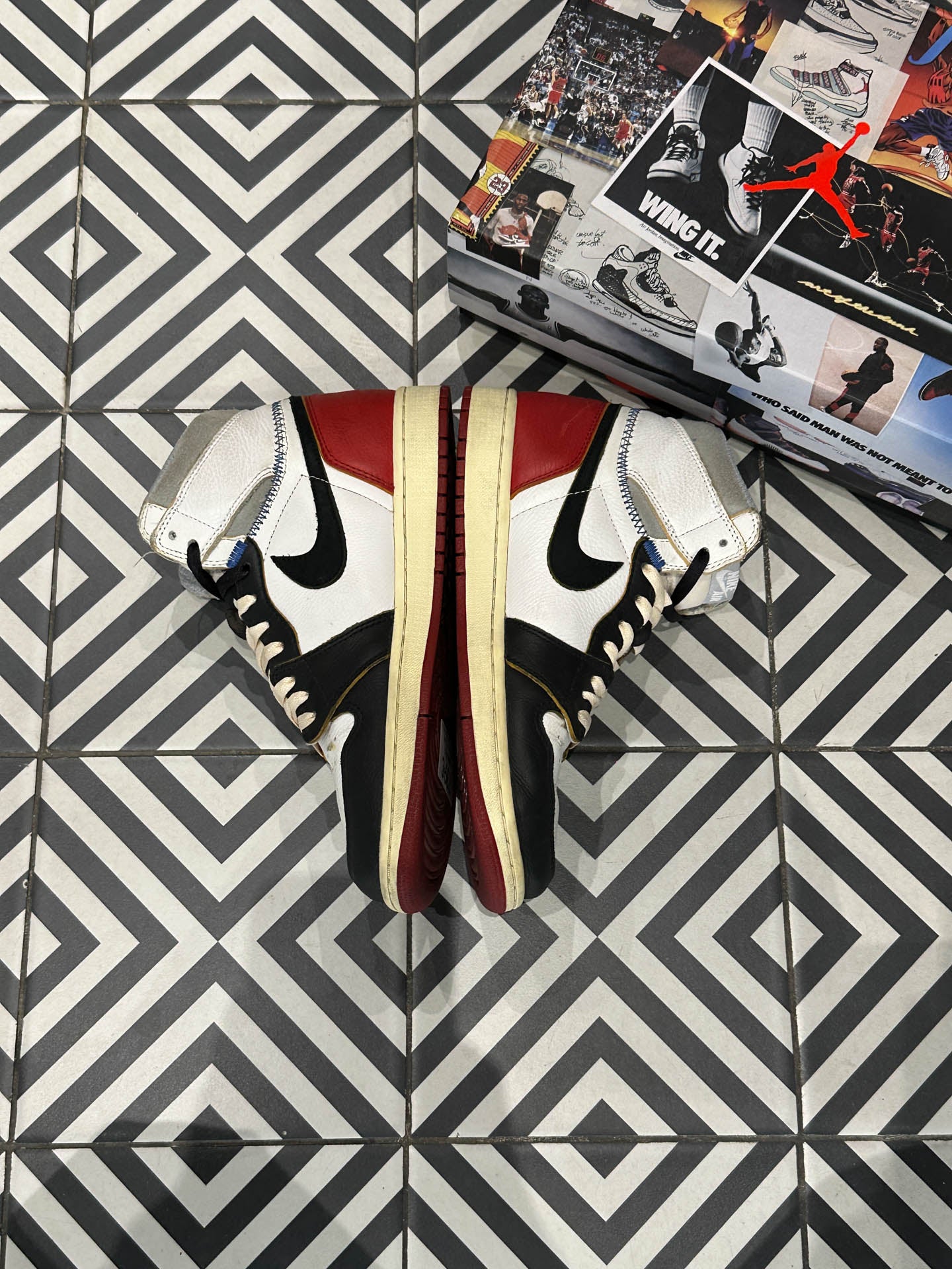 Jordan 1 High union Black Toe (Taille 42,5)