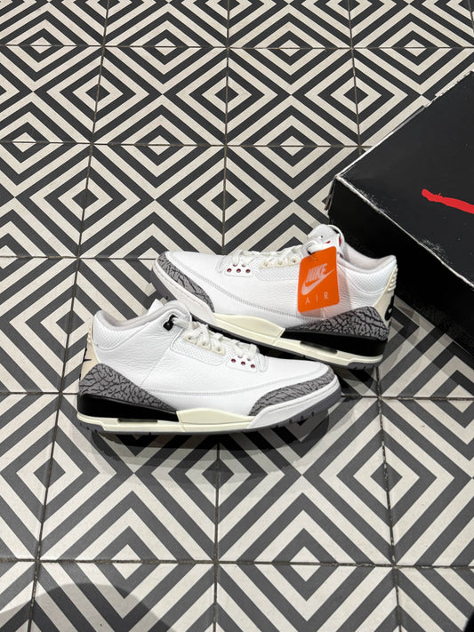 Jordan 3 White Cement Reimagined (Taille 40)