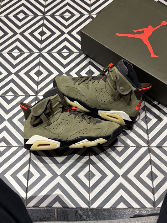 Jordan 6 Travis Scott Olive (Taille 47,5)