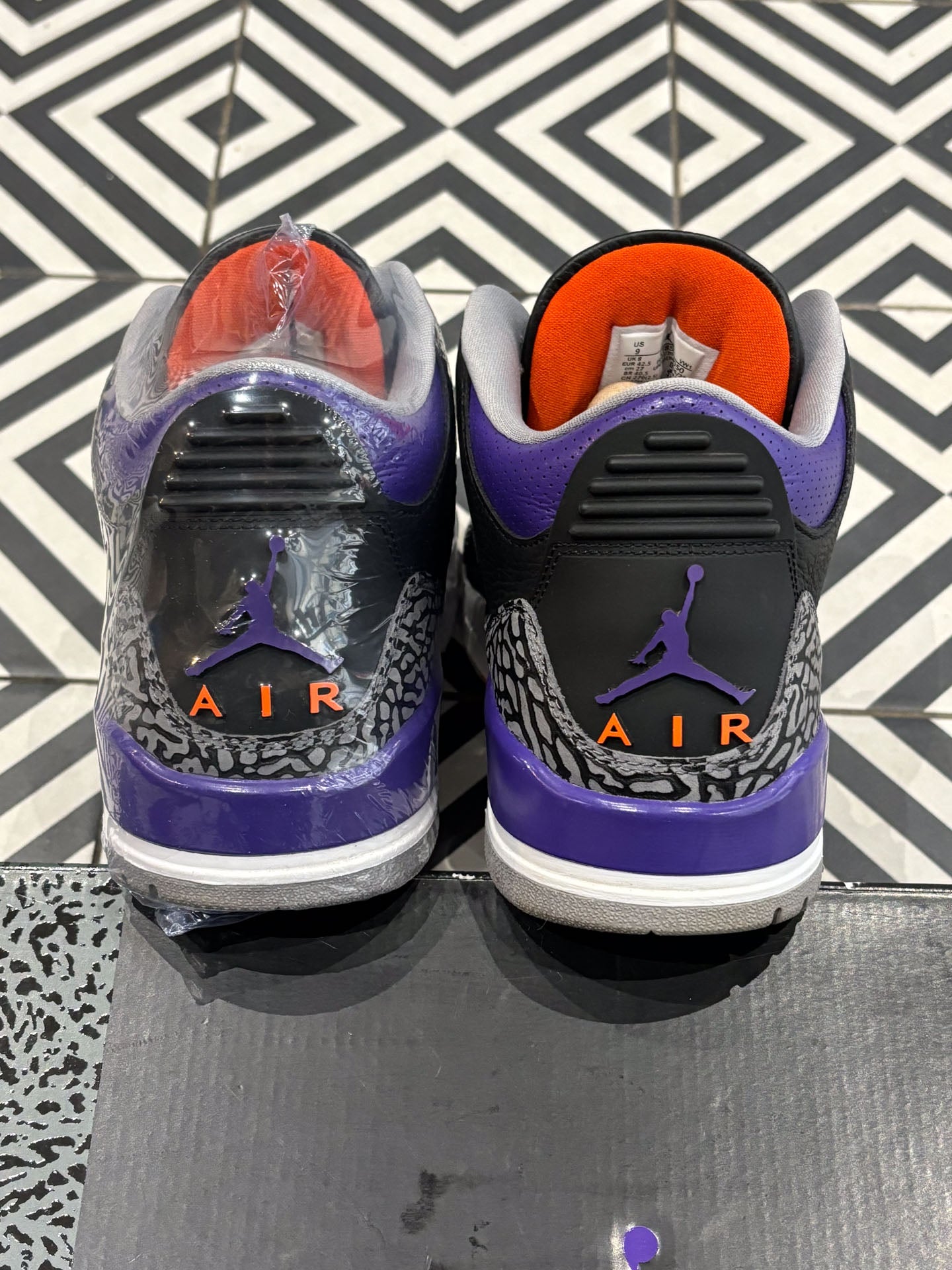 Jordan 3 Court Purple (Taille 42,5)