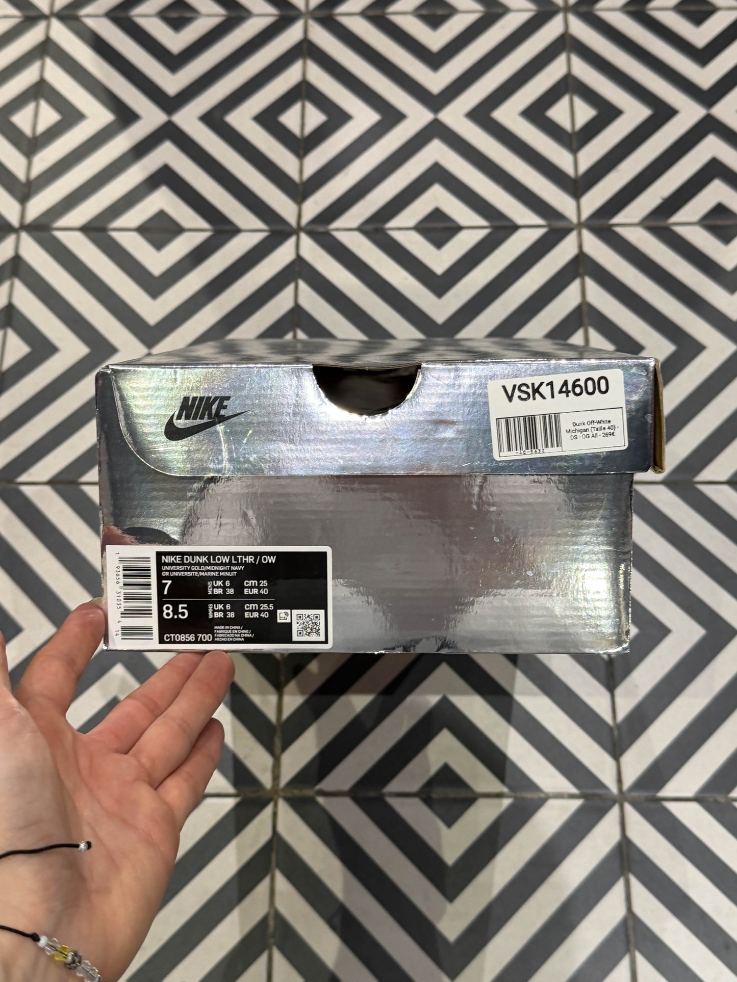 Dunk Off-White Michigan (Taille 40)