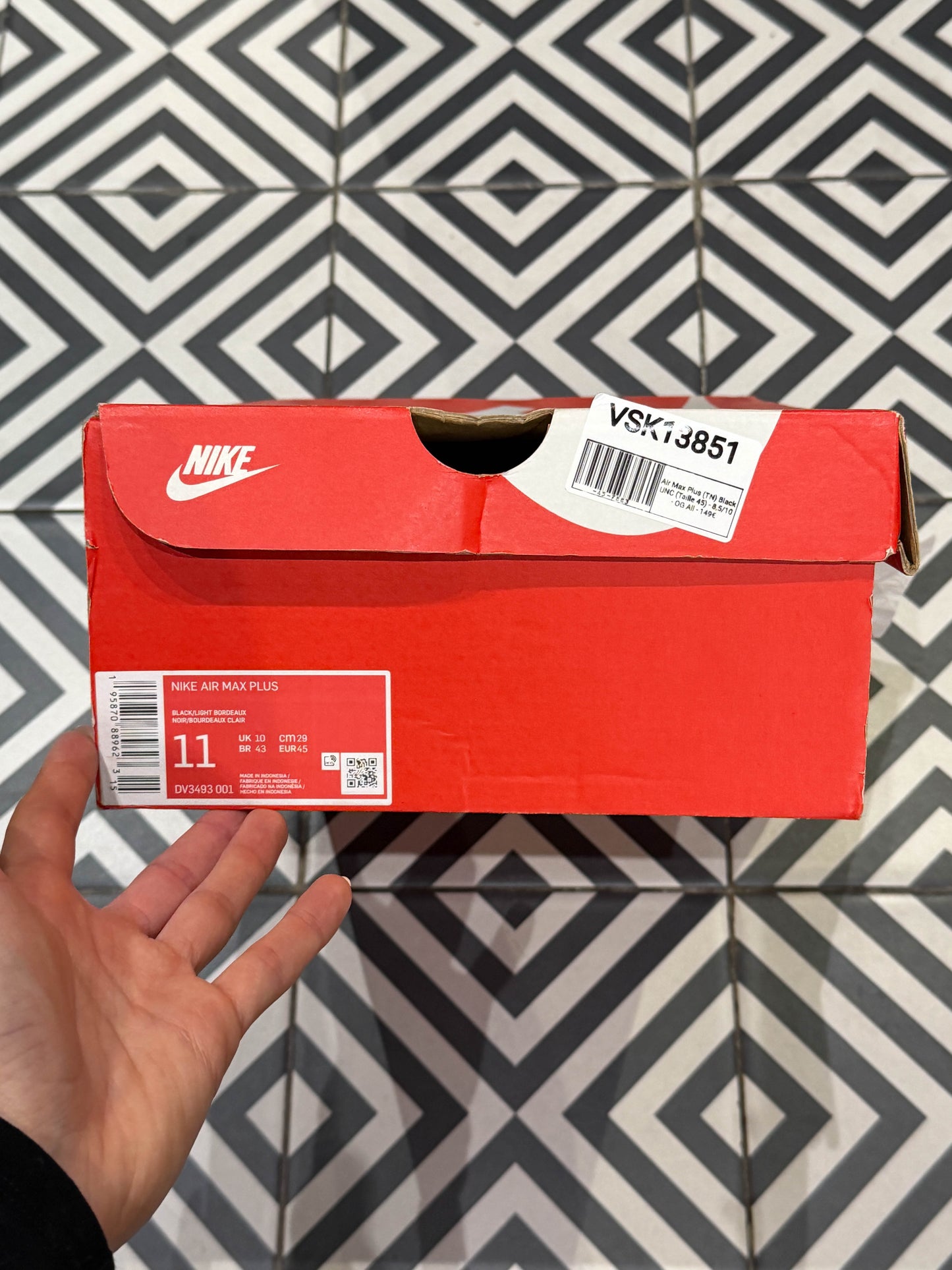 Air Max Plus (TN) Black UNC (Taille 45)