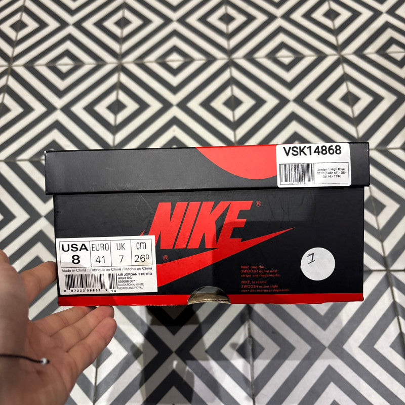 Jordan 1 High Royal 2017 (Taille 41)