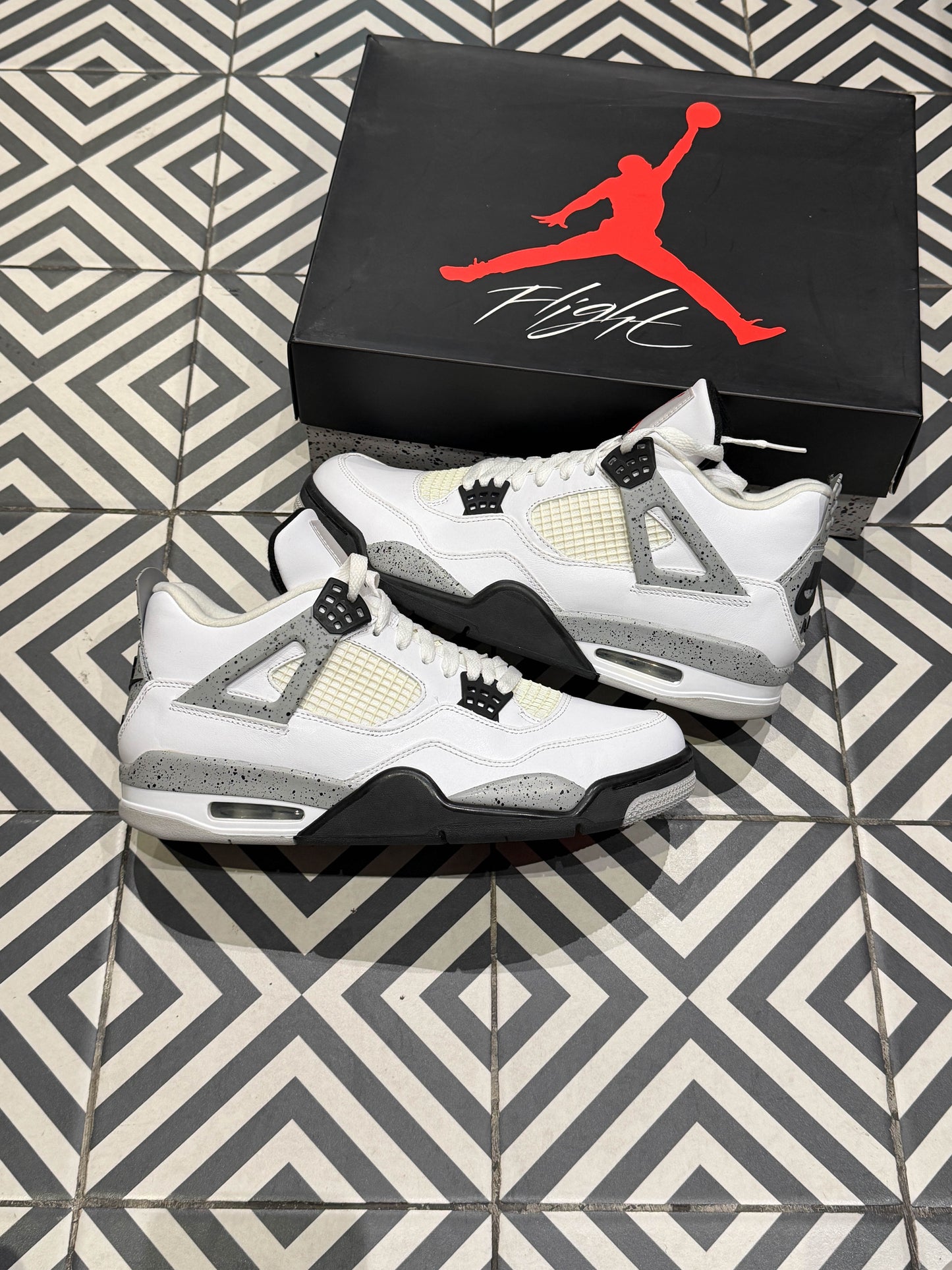 Jordan 4 White Cement 2016 (Taille 45)
