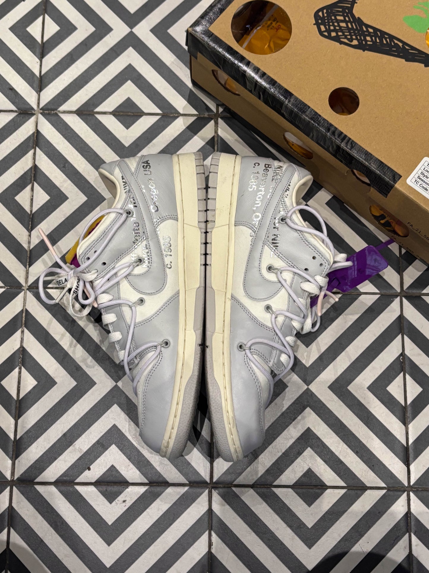 Dunk Off-White Lot 03/50 (Taille 45,5)