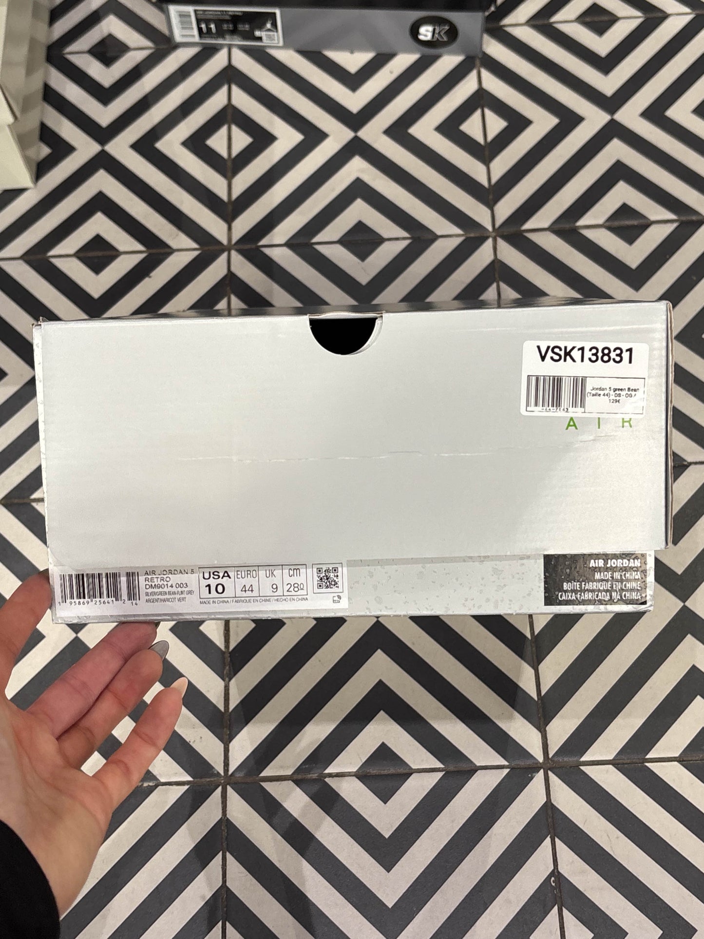 Jordan 5 green Bean (Taille 44)