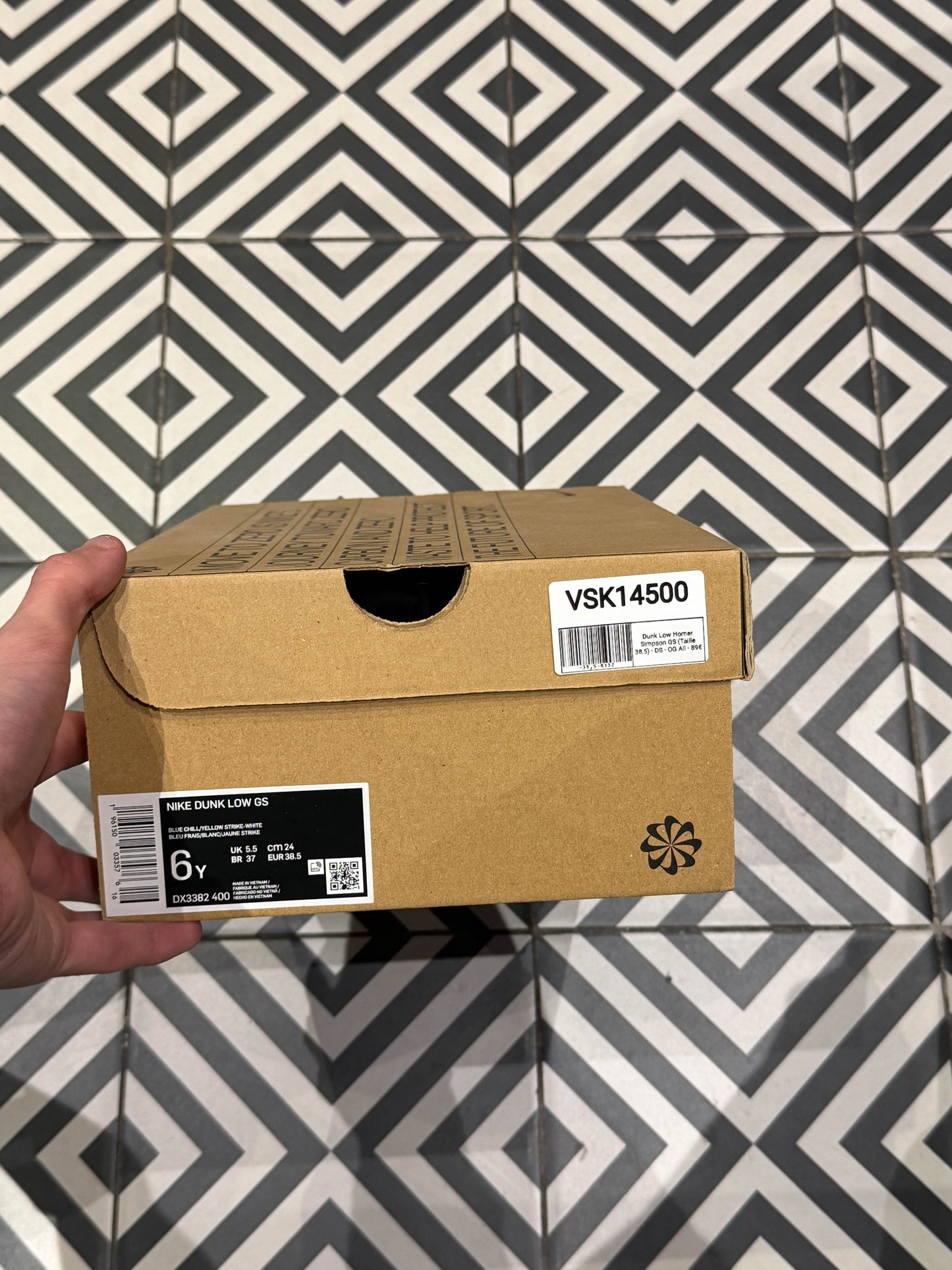 Dunk Low Homer Simpson GS (Taille 38,5)