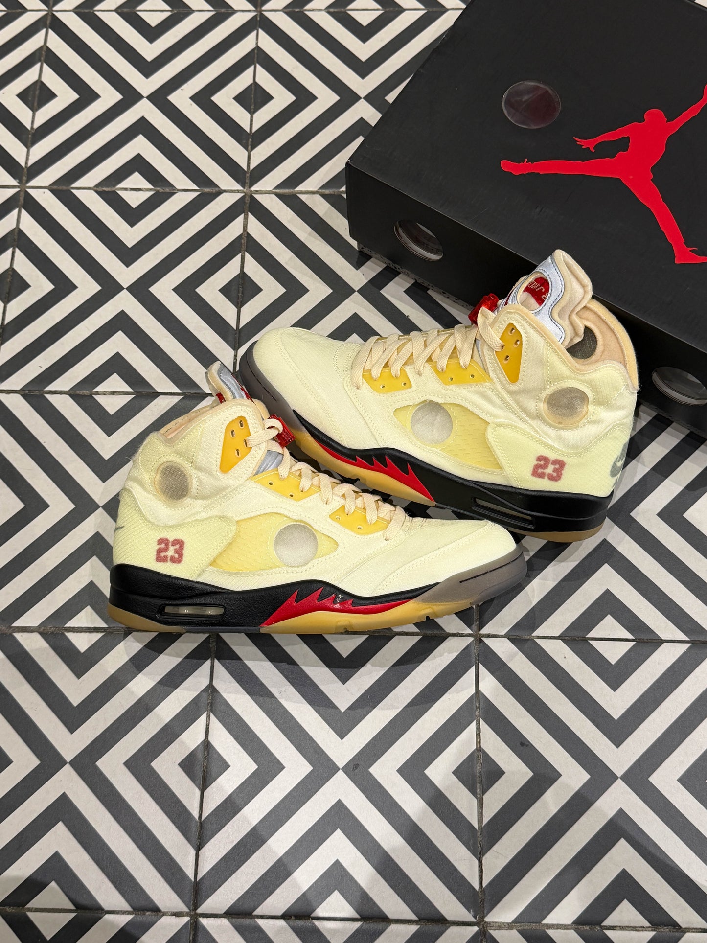 Jordan 5 Off-White Sail (Taille 45)