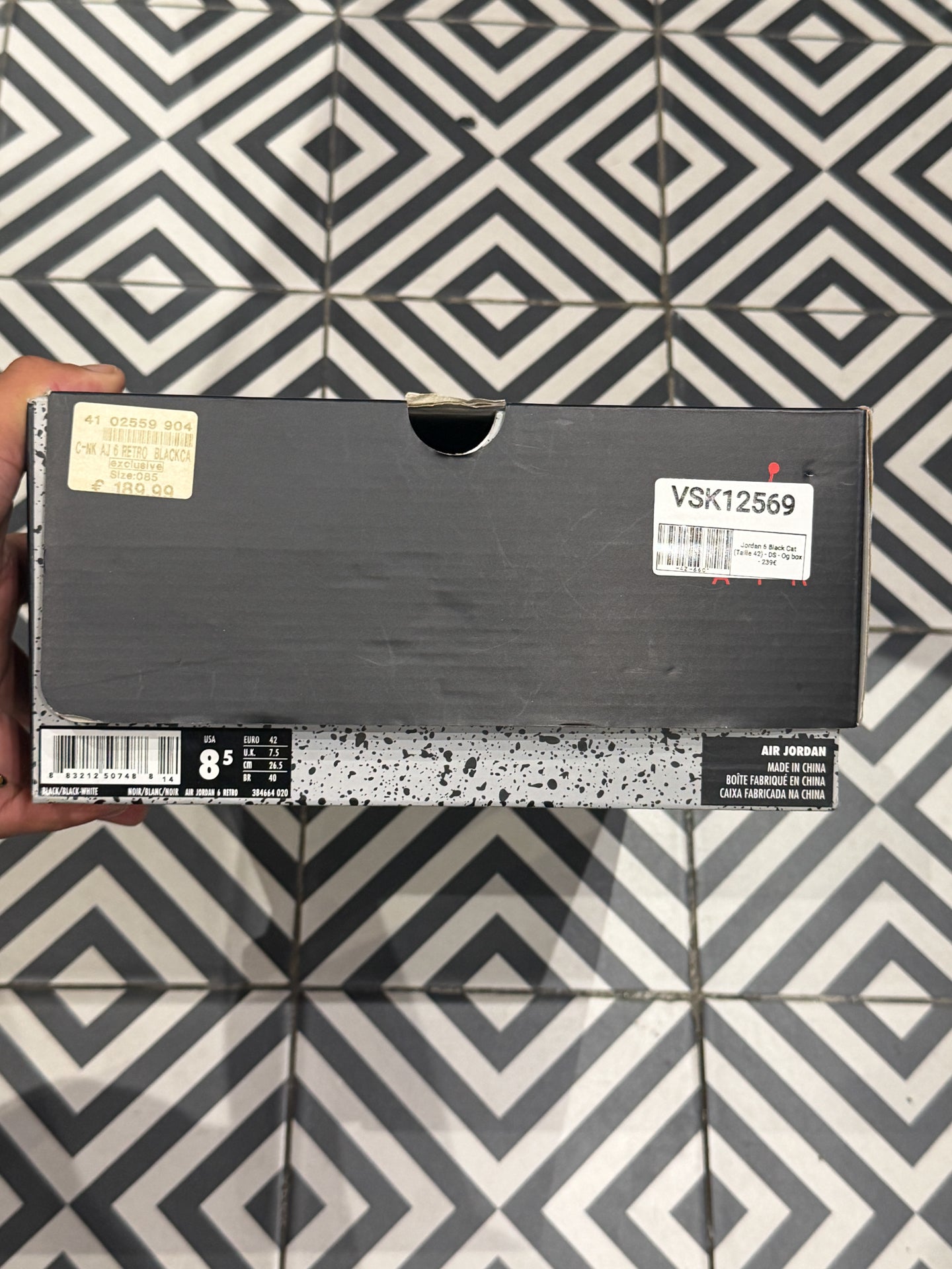 Jordan 6 Black Cat (Taille 42)