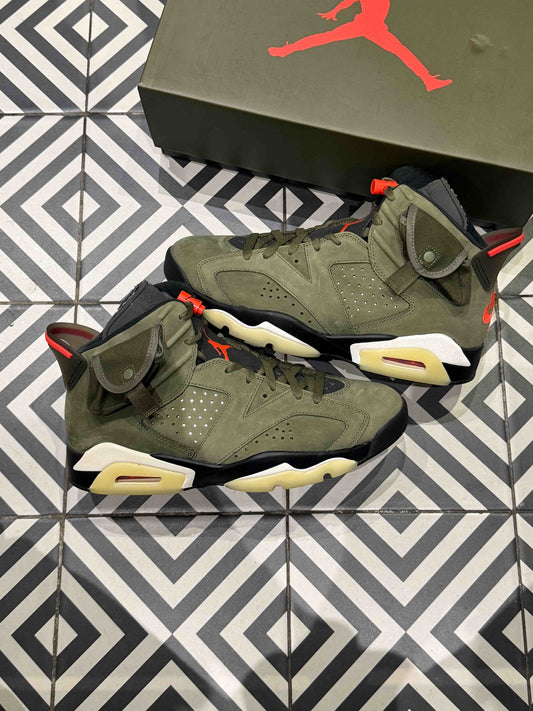 Jordan 6 Travis Scott Olive (Taille 43)