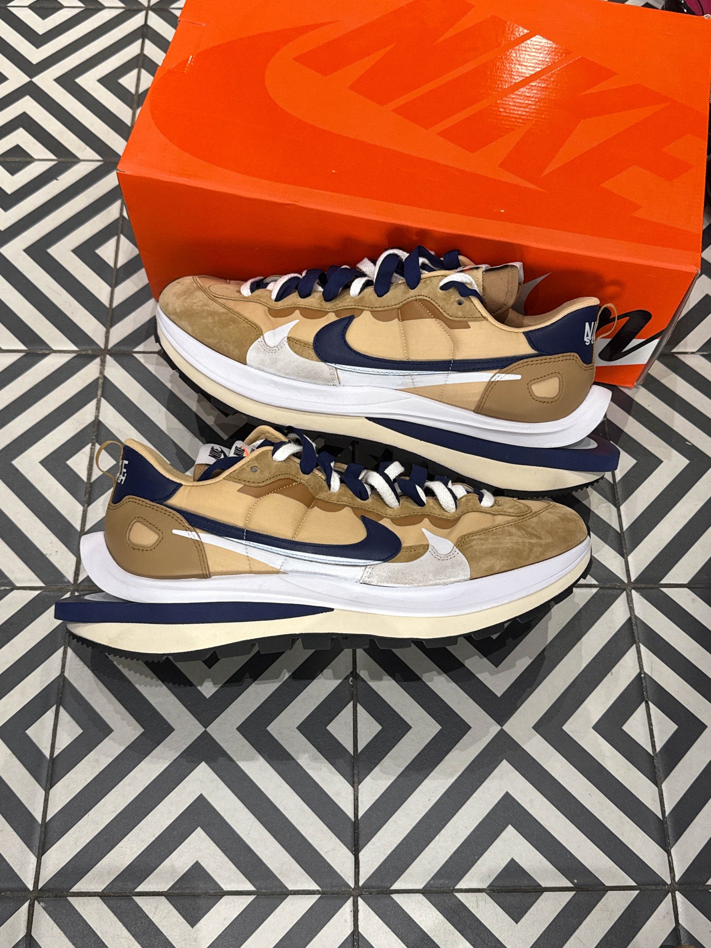 Sacai Vaporwaffle Sesame blue Void (Taille 47,5)