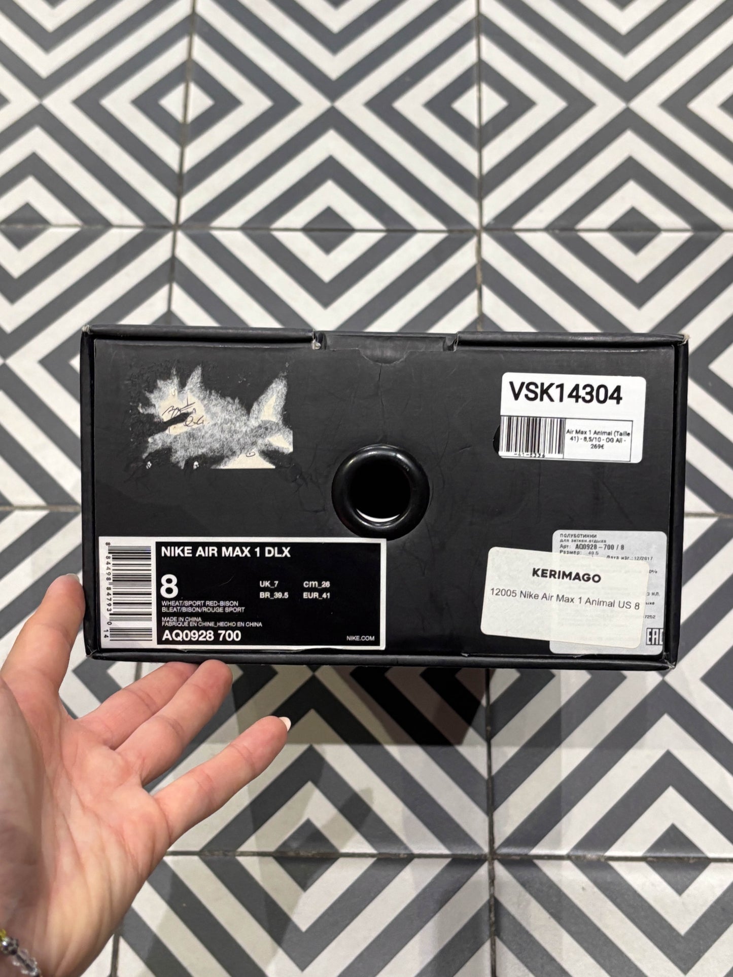 Air Max 1 Animal (Taille 41)