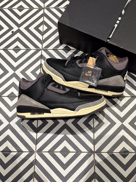 Jordan 3 A Ma Maniere Black (Taille 45)