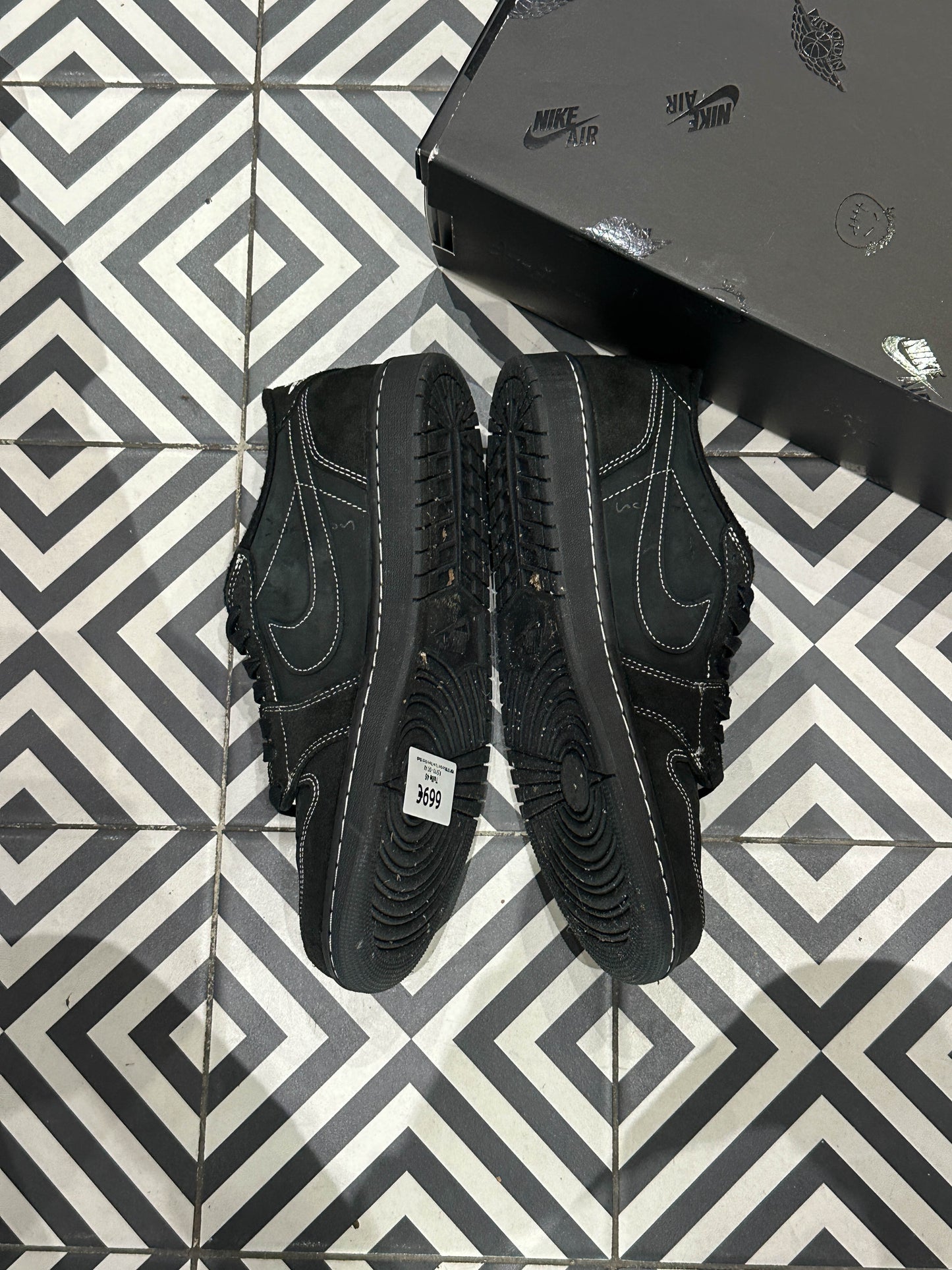 Jordan 1 Low Travis Scott Black Phantom (Taille 45)