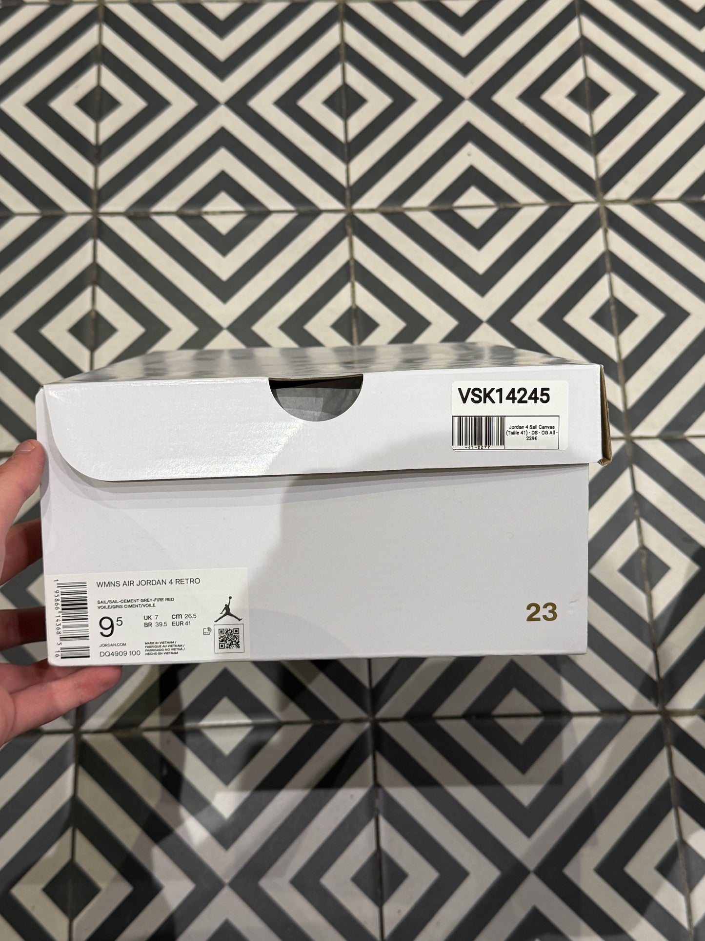 Jordan 4 Sail Canvas (Taille 41)