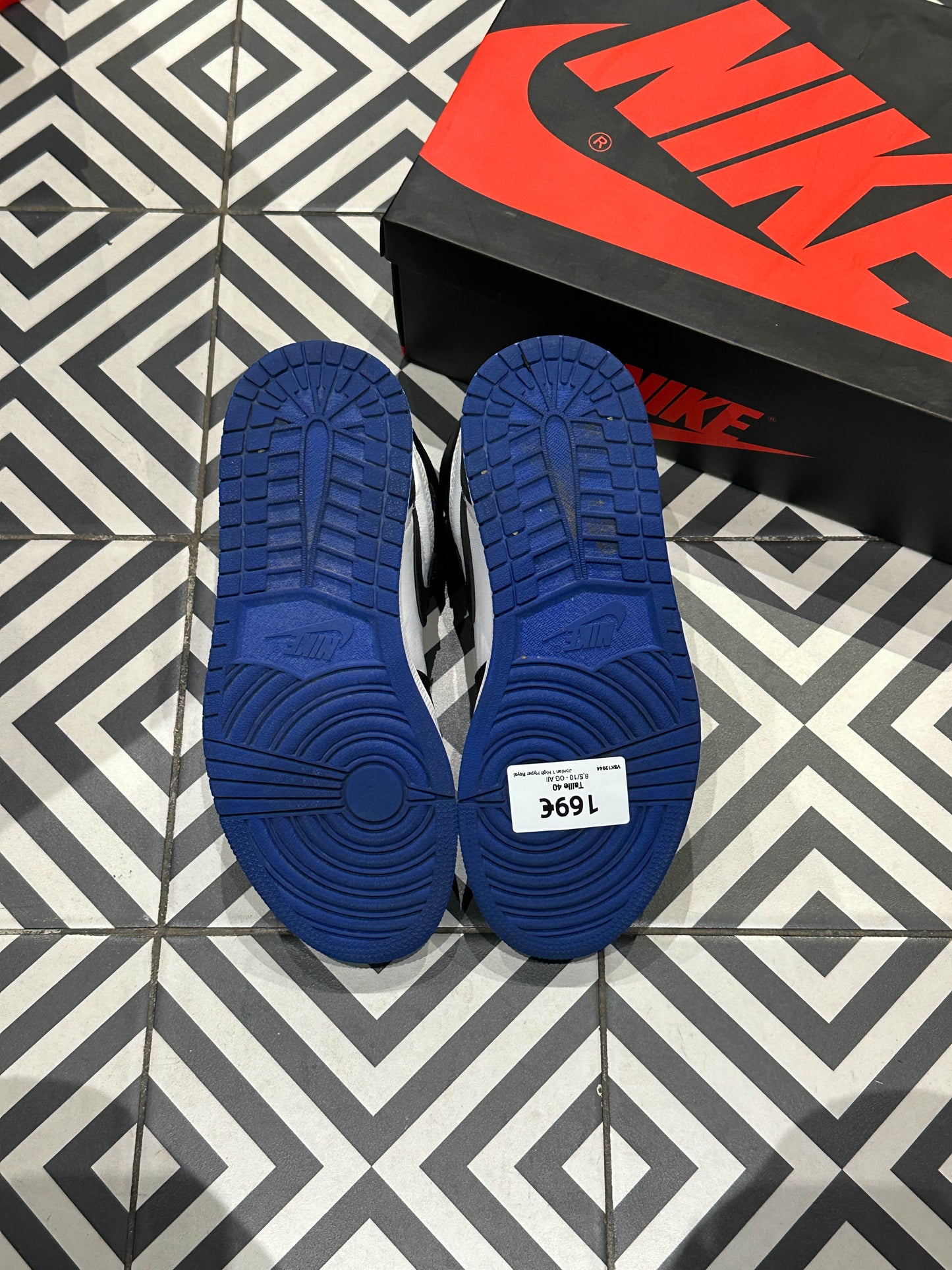 Jordan 1 High Hyper Royal (Taille 40)